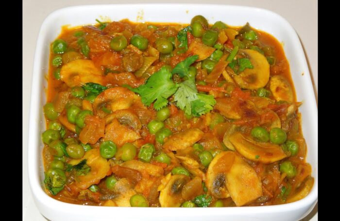 Mushroom Matar Masala